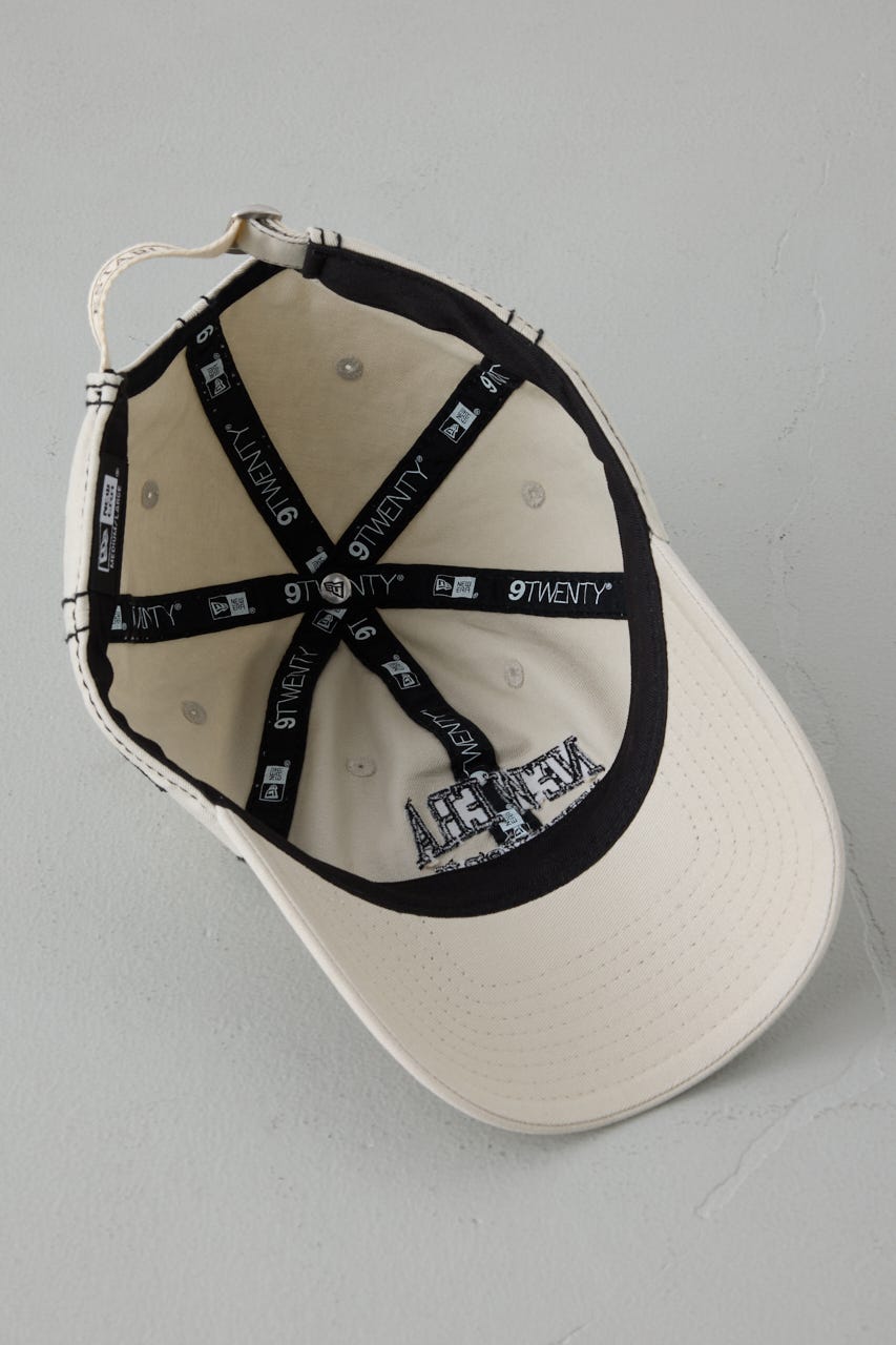 【NEW ERA×AZUL】配色ステッチキャップ WHT FREE