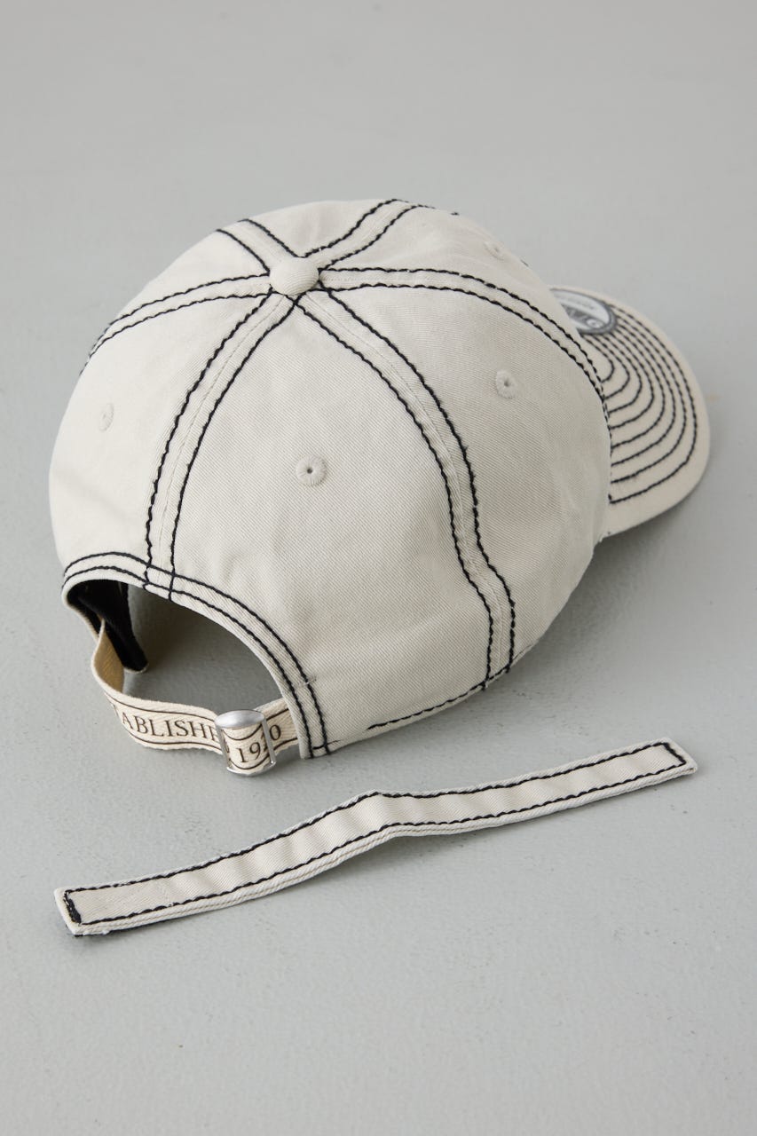 【NEW ERA×AZUL】配色ステッチキャップ WHT FREE