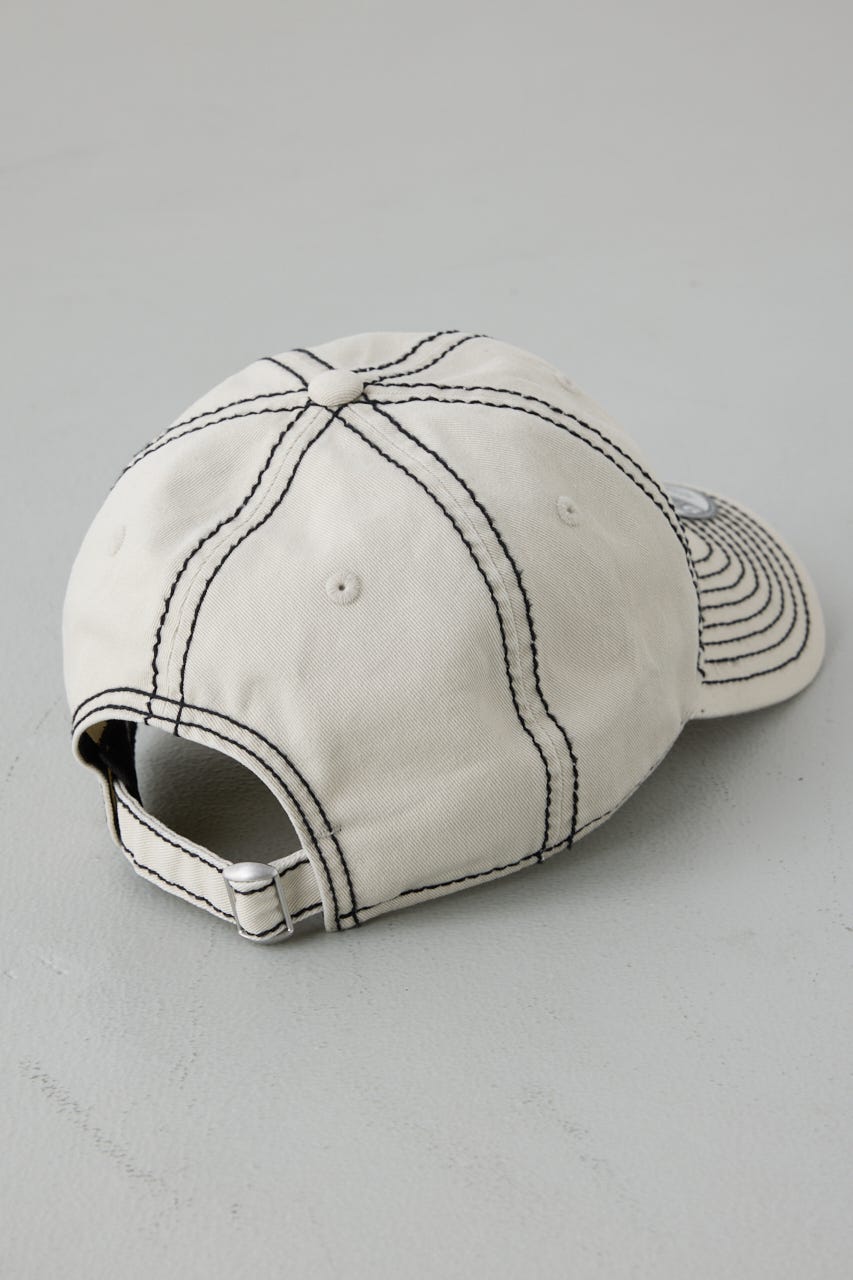 【NEW ERA×AZUL】配色ステッチキャップ WHT FREE