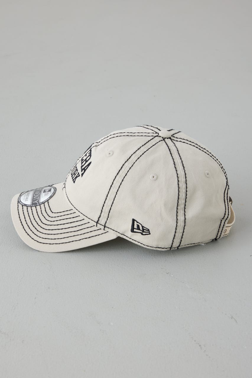 【NEW ERA×AZUL】配色ステッチキャップ WHT FREE