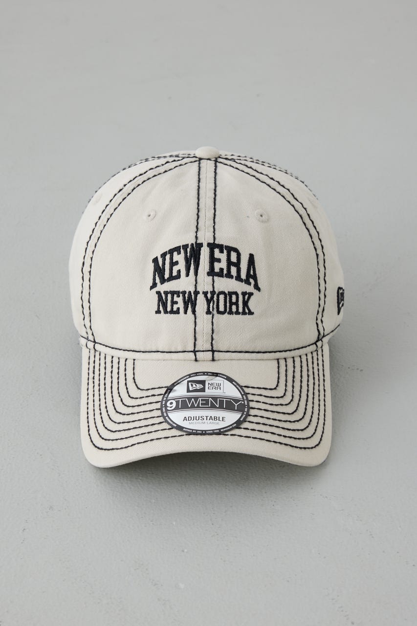 【NEW ERA×AZUL】配色ステッチキャップ WHT FREE