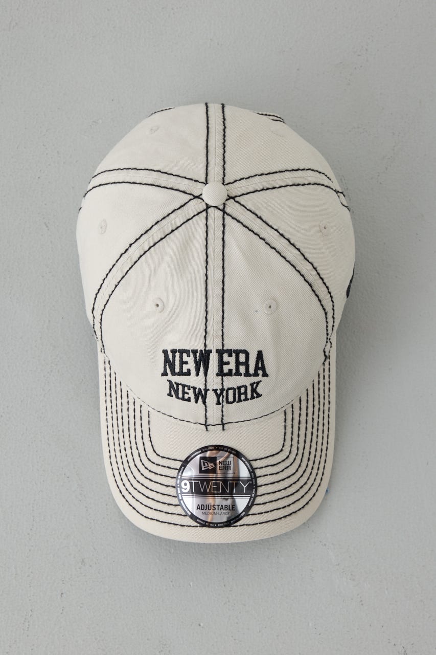 【NEW ERA×AZUL】配色ステッチキャップ WHT FREE