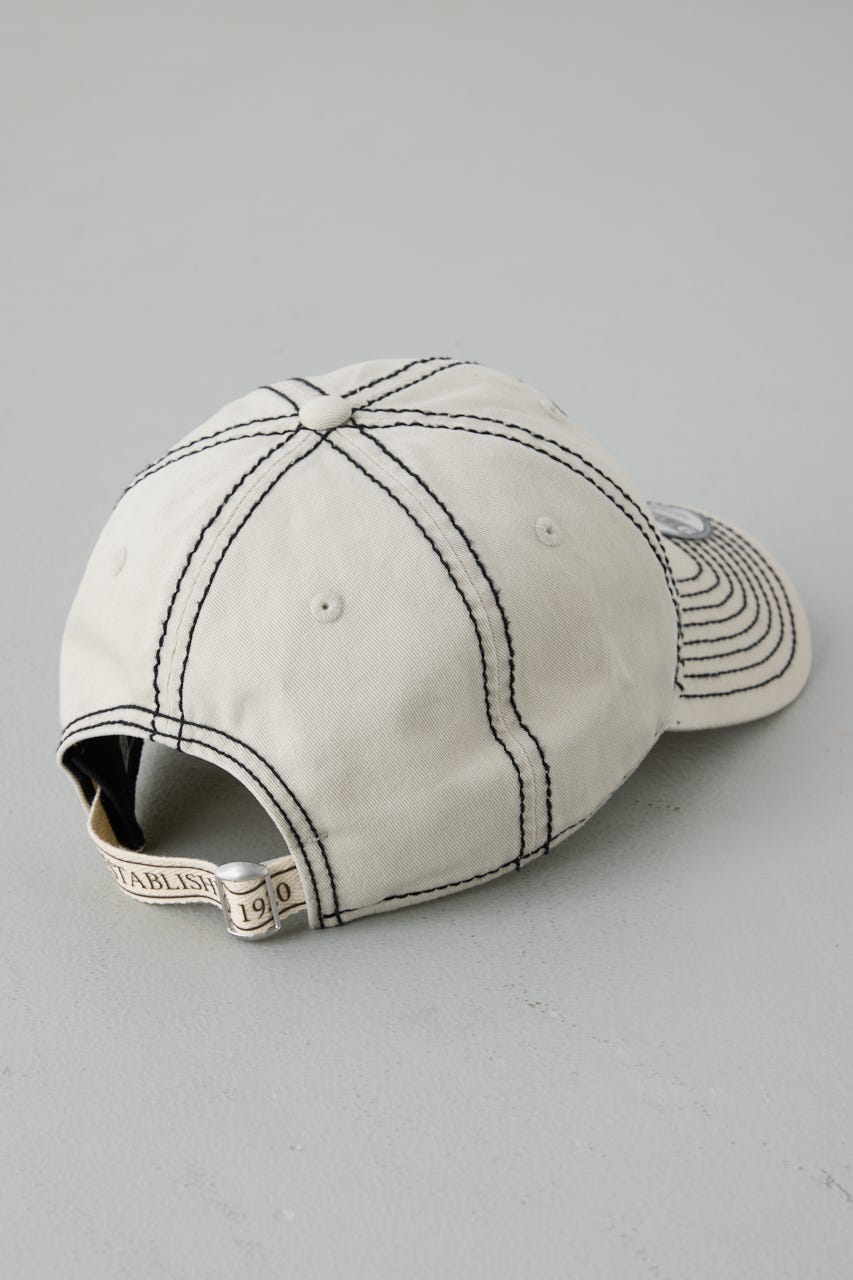 【NEW ERA×AZUL】配色ステッチキャップ WHT FREE