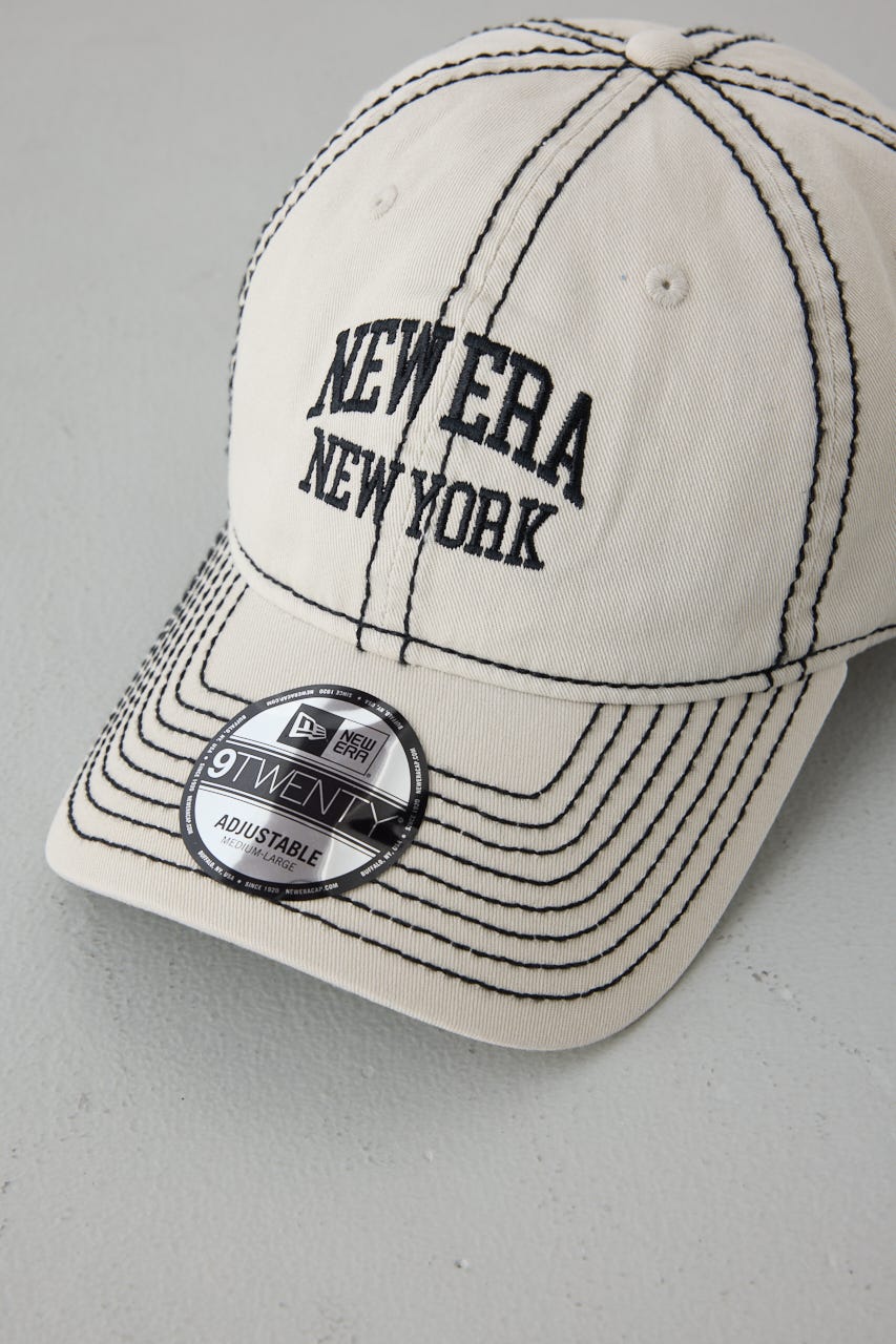 【NEW ERA×AZUL】配色ステッチキャップ WHT FREE