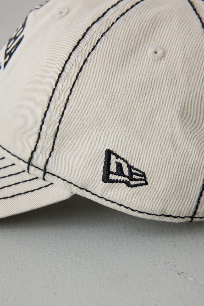 【NEW ERA×AZUL】配色ステッチキャップ WHT FREE