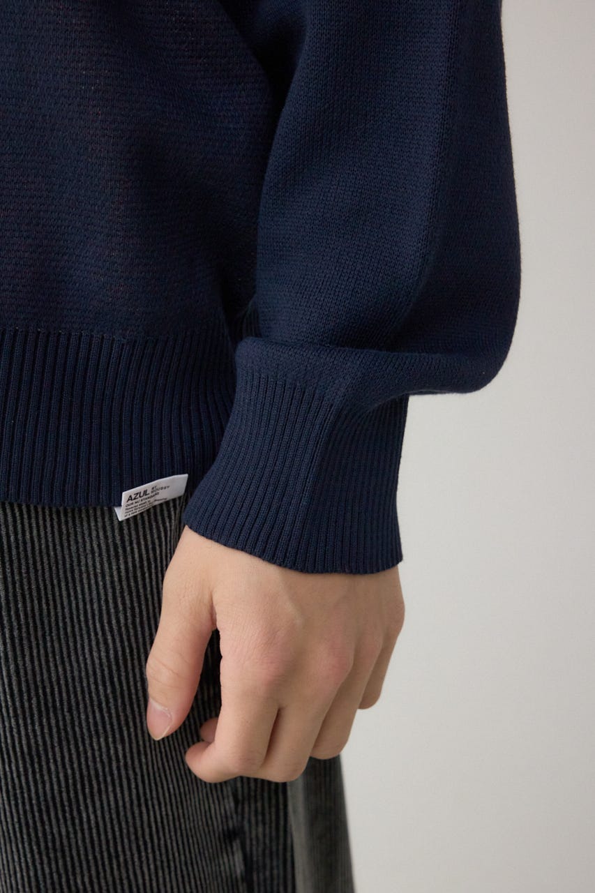 RAP HIP HOPグラフィックニット NVY FREE