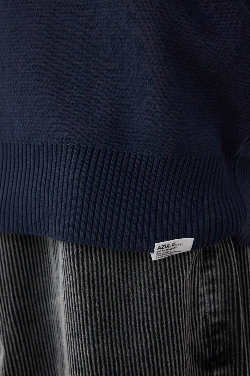 RAP HIP HOPグラフィックニット NVY FREE