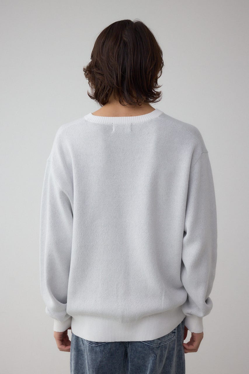 RAP HIP HOPグラフィックニット O/WHT FREE