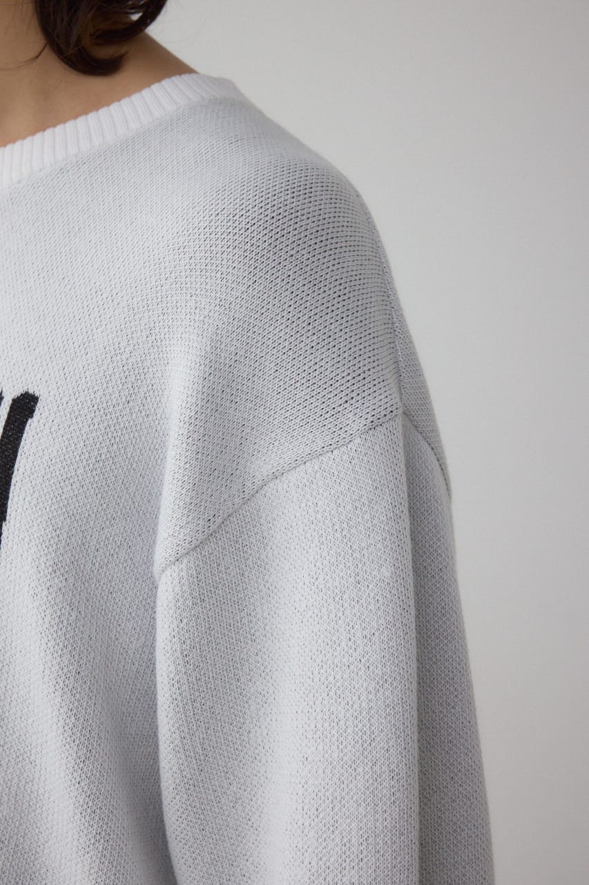 RAP HIP HOPグラフィックニット O/WHT FREE