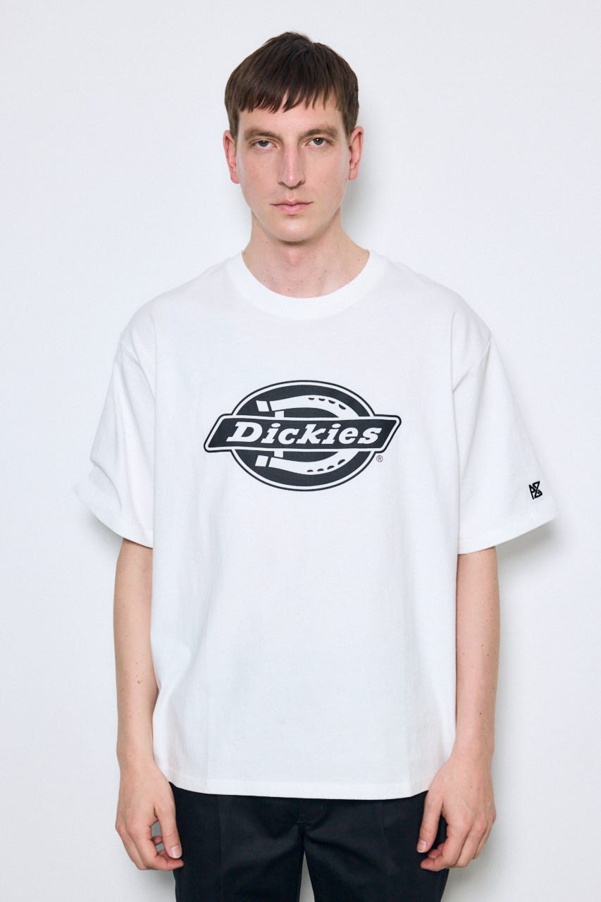 【Dickies（R）×AZUL】ロゴTシャツ WHT M