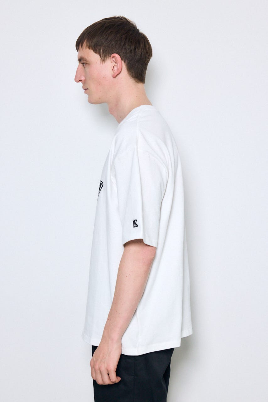 【Dickies（R）×AZUL】ロゴTシャツ WHT M