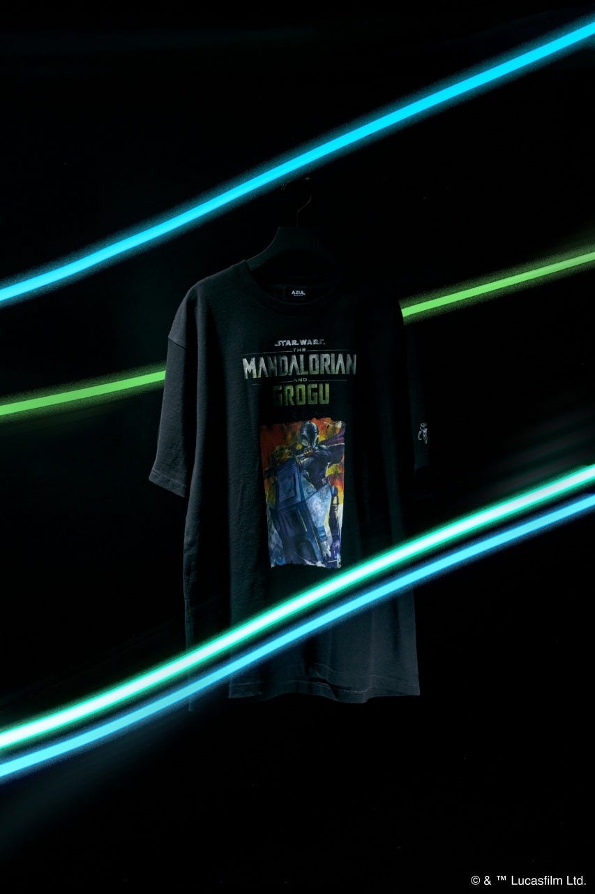 【STAR WARS / AZUL】ヴィンテージ風TEE BLK L