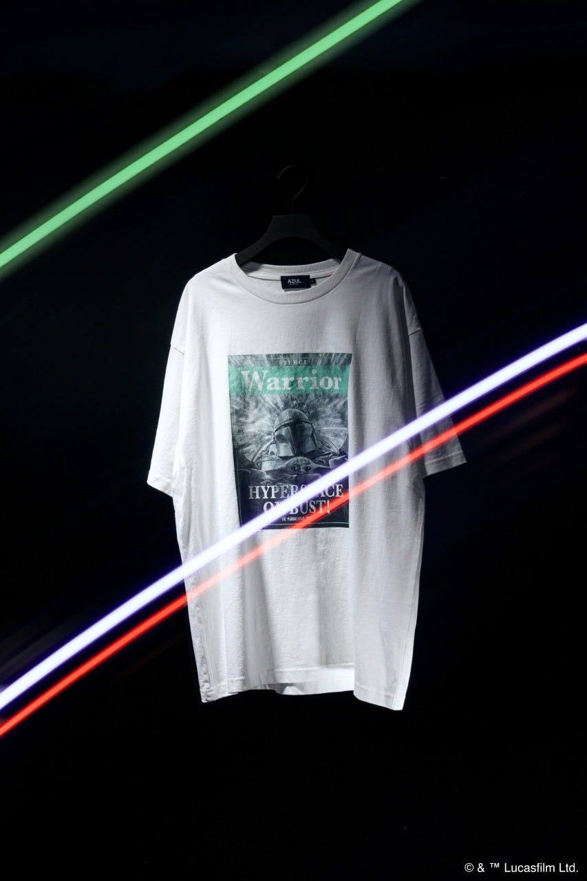 【STAR WARS / AZUL】ヴィンテージ風TEE WHT M