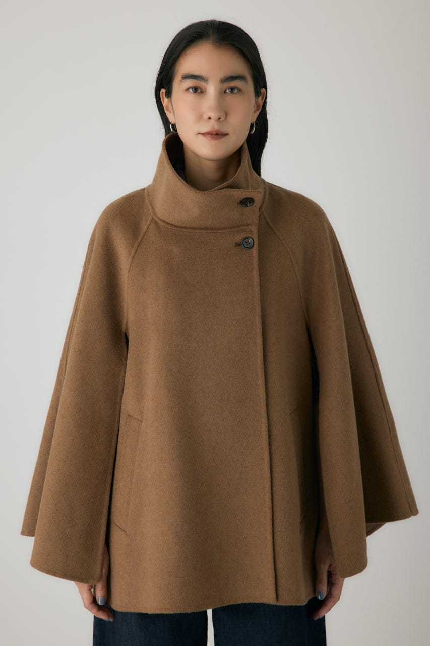kei shirahata ケイシラハタ リバーケープコート ポンチョ キャメル kei shirahata ケイシラハタ リバーケープコート ポンチョ