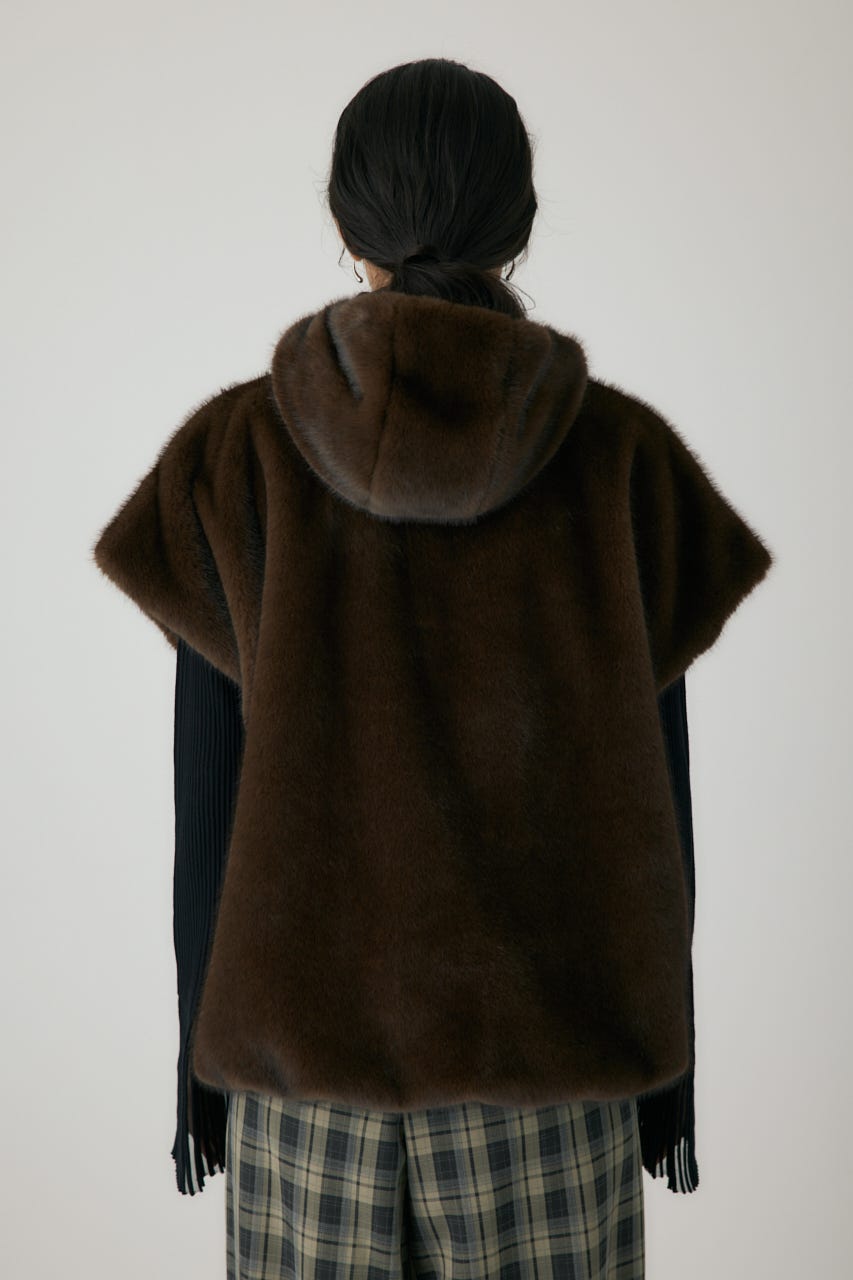 crie conforto | ミンクライクファーベスト (ベスト ) |SHEL