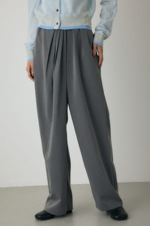 タックドレープワイドパンツ