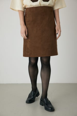 スエードライクミニスカート（セットアップ別売り）