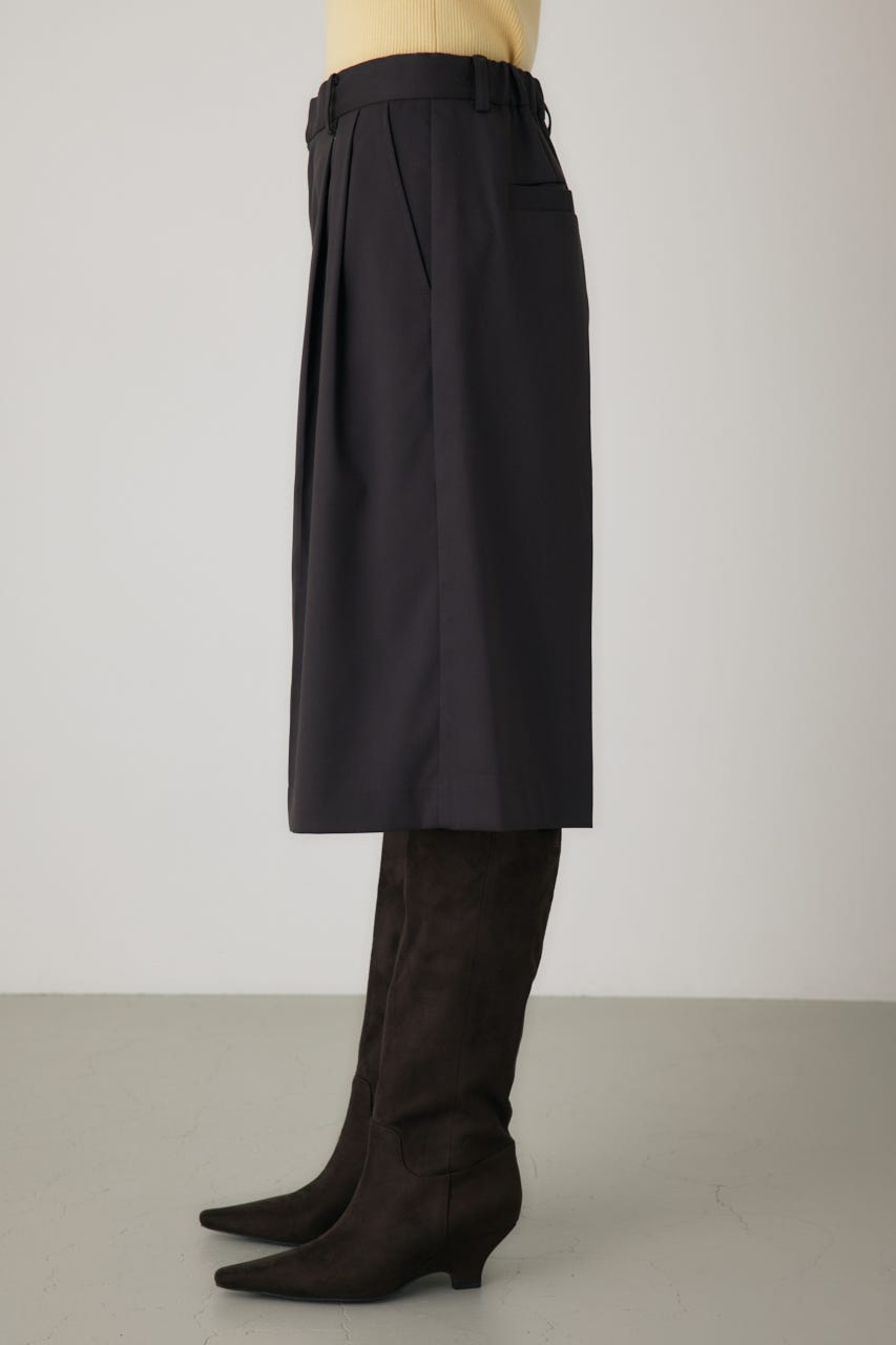 ブラック キュロットパンツ crie conforto | キュロットパンツ (ショートパンツ ) |SHEL