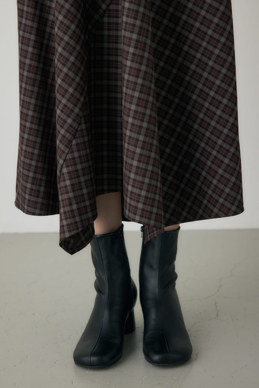 チェックキャミワンピース 柄BRD FREE