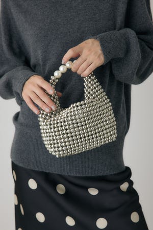 メタルビーズバッグ