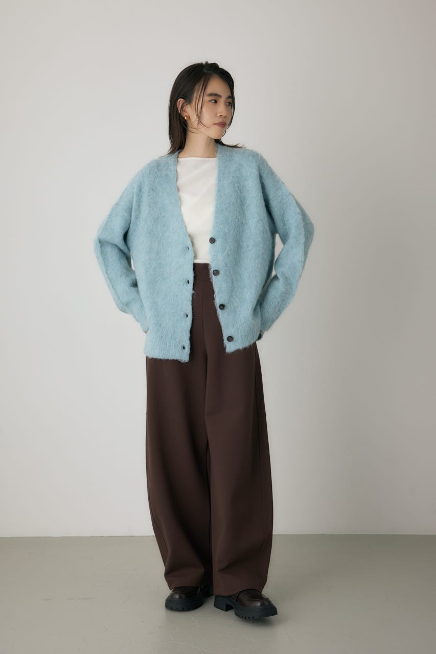 シャギーカーディガン L/BLU FREE