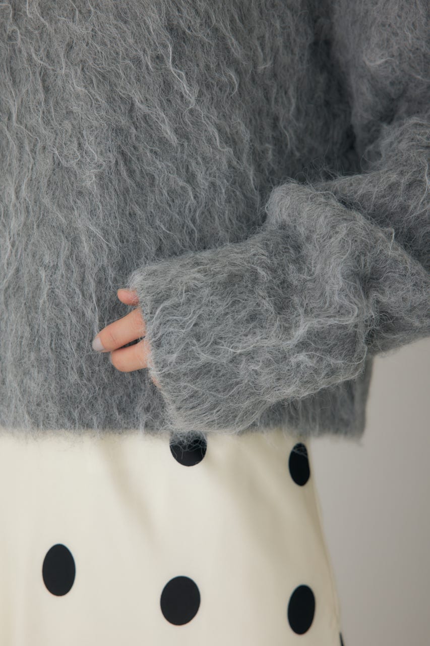 シャギープルオーバー GRY FREE