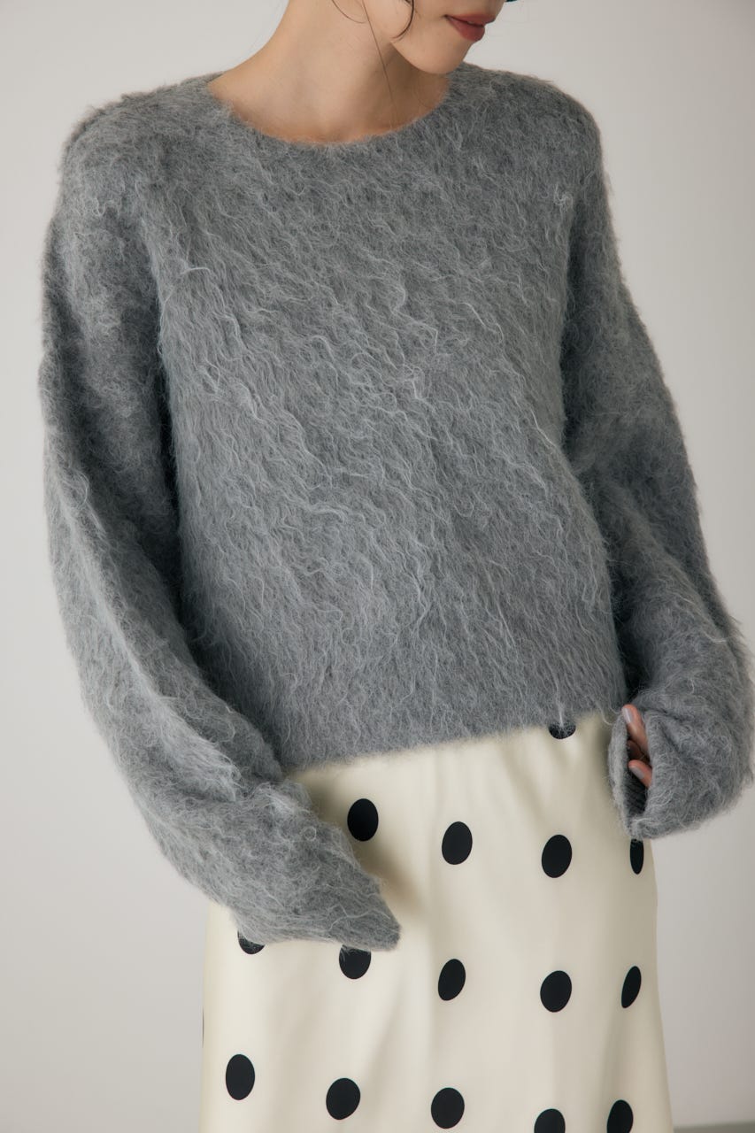 シャギープルオーバー GRY FREE