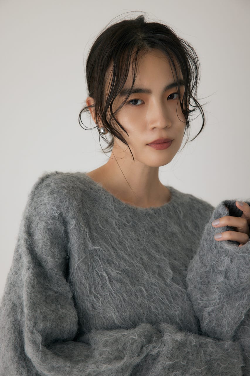 シャギープルオーバー GRY FREE