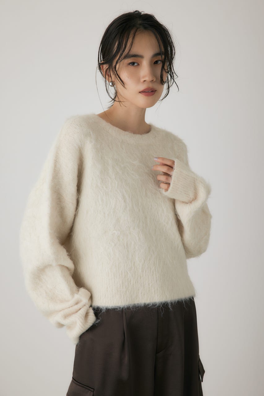 シャギープルオーバー O/WHT FREE
