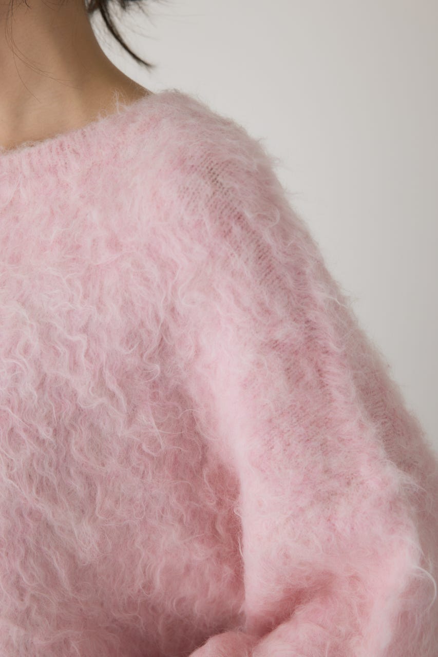 シャギープルオーバー PNK FREE