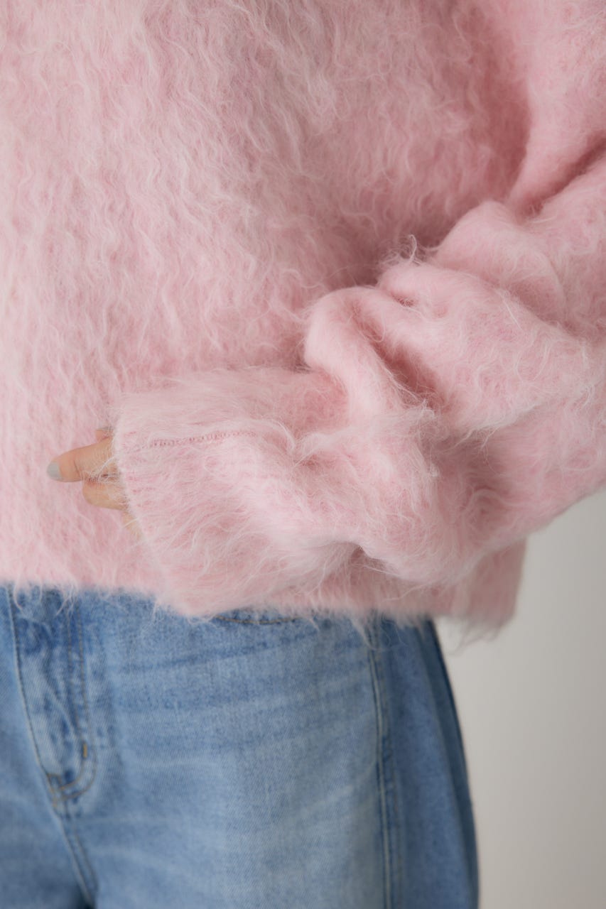 シャギープルオーバー PNK FREE