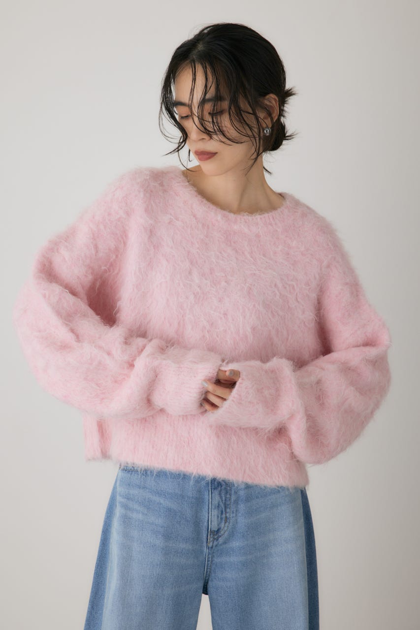 シャギープルオーバー PNK FREE