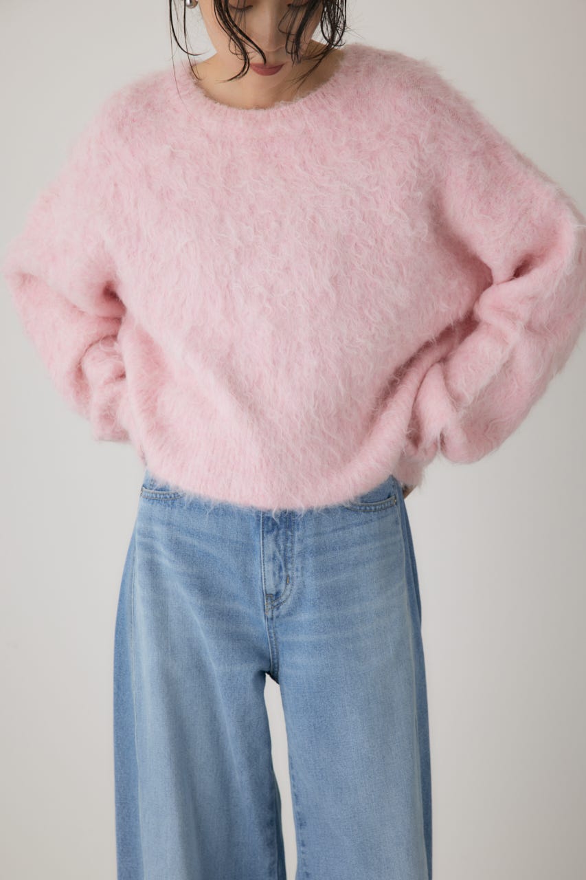 シャギープルオーバー PNK FREE