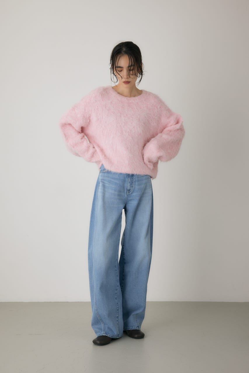 シャギープルオーバー PNK FREE