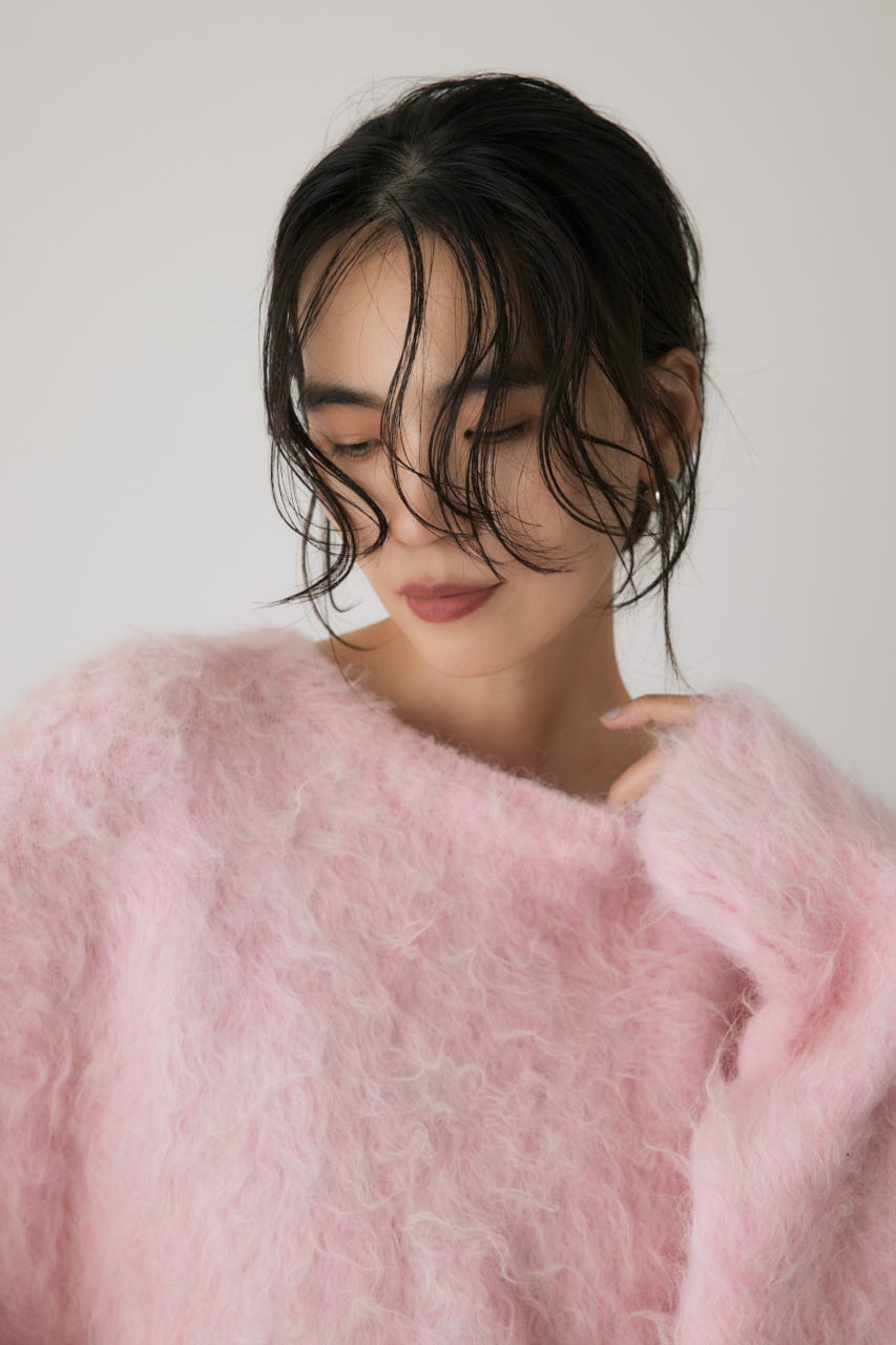 シャギープルオーバー PNK FREE