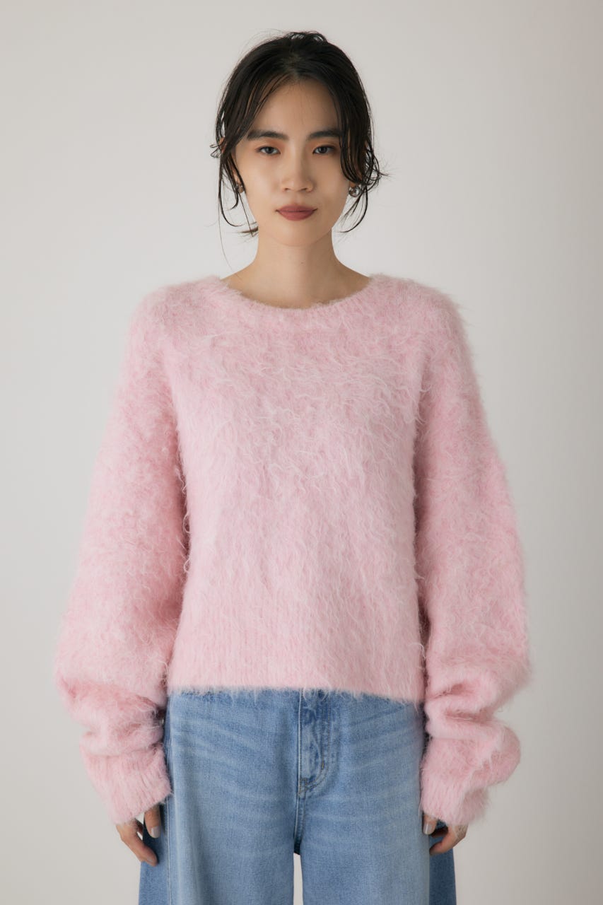 シャギープルオーバー PNK FREE
