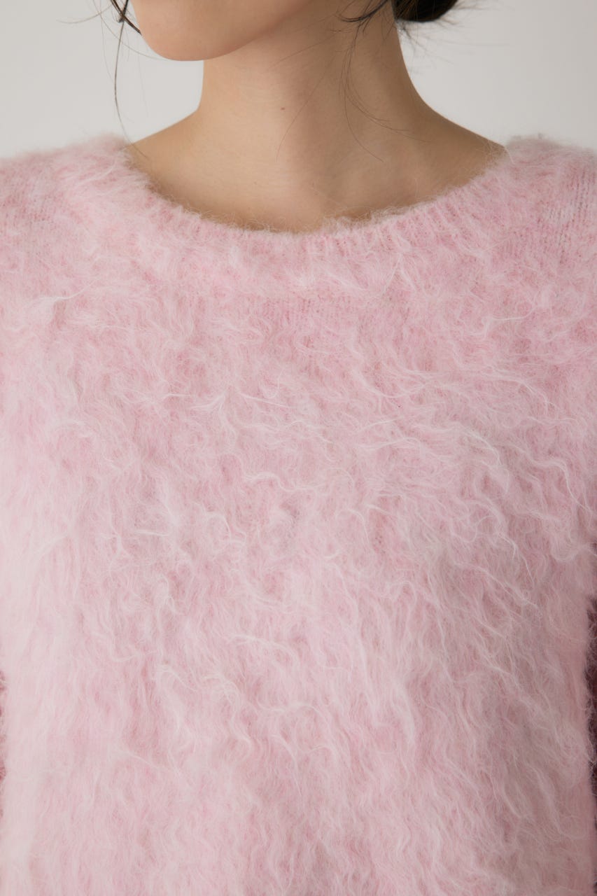 シャギープルオーバー PNK FREE