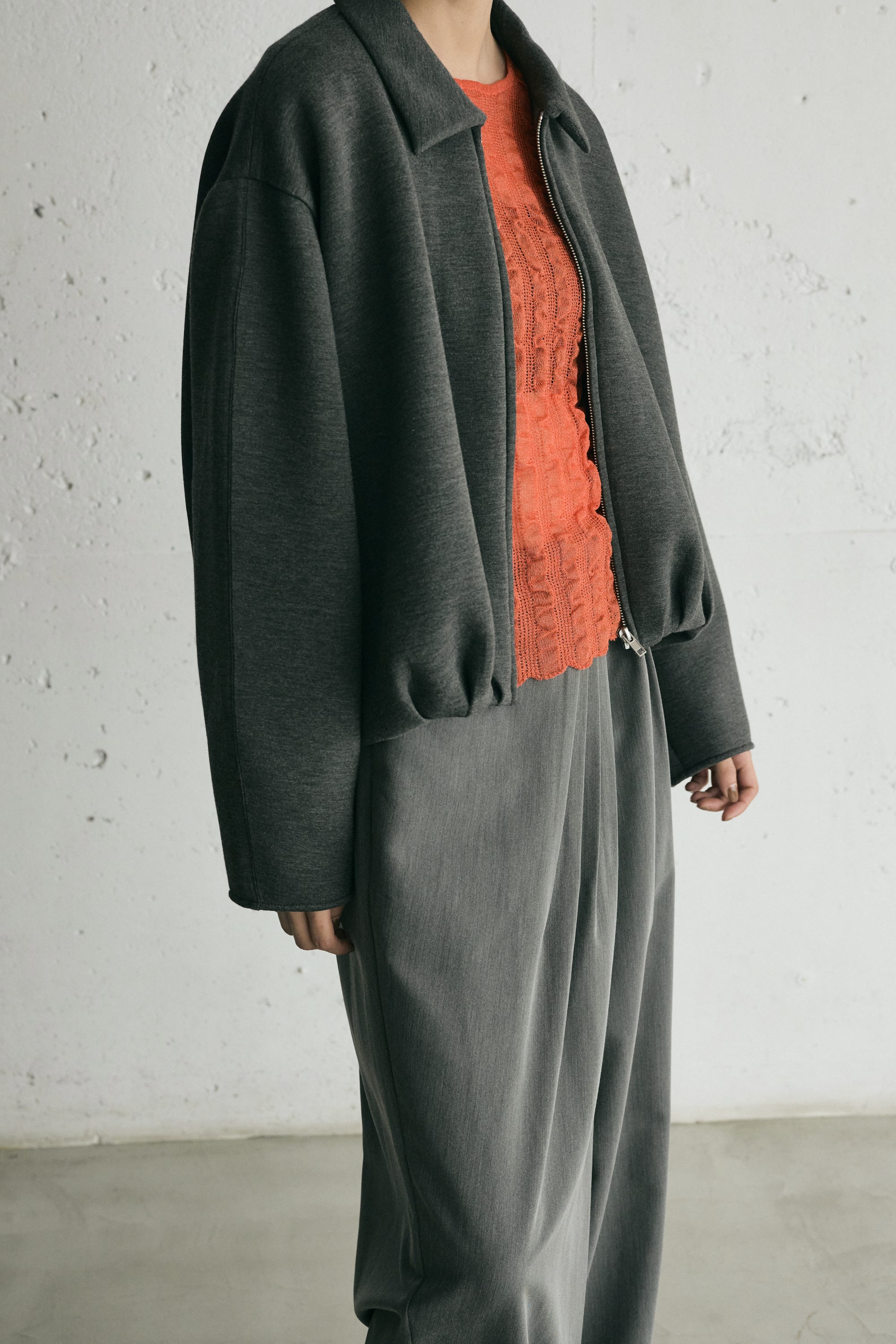 ダンボールバルーンブルゾン GRY FREE