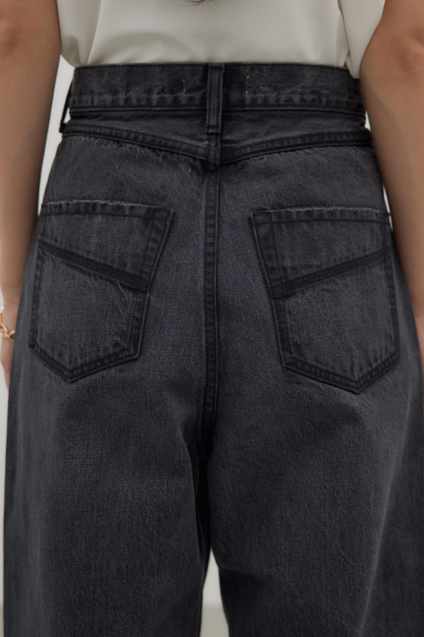crie conforto | ロークロッチワイドデニム (ワイド ) |SHEL