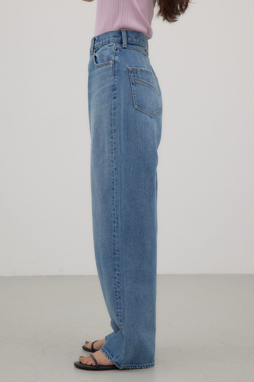 crie conforto | ロークロッチワイドデニム (ワイド ) |SHEL