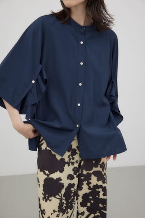 crie conforto デニムシャツ ボウタイデニムシャツ（シャツ/ブラウス）｜crie conforto