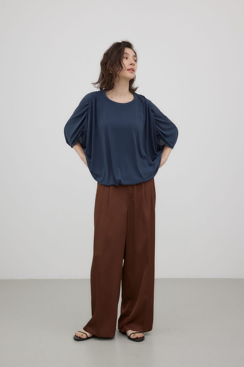 crie conforto | サテンワイドパンツ (パンツ ) |SHEL'TTER WEBSTORE