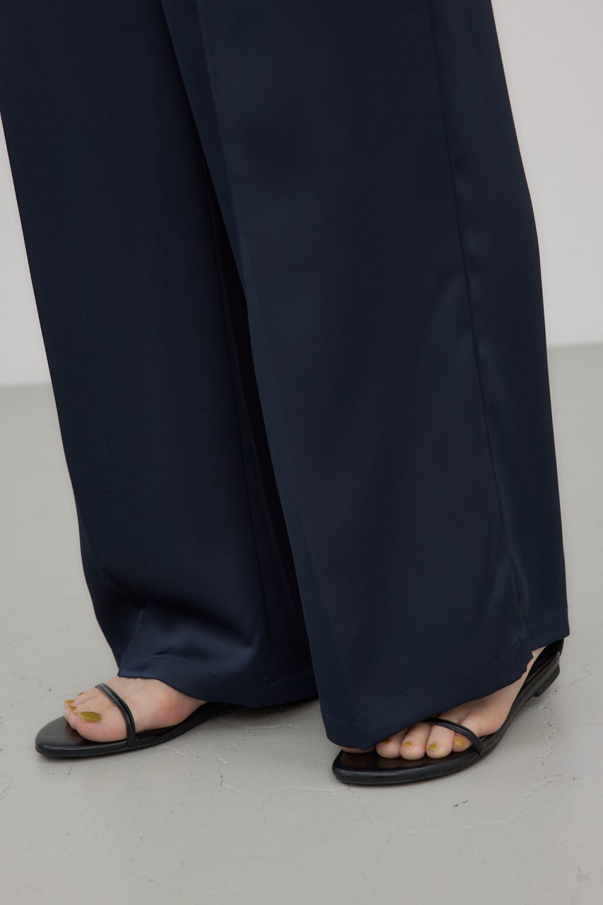 detente しゅあんさん サテンパンツ crie conforto | サテンワイドパンツ (パンツ ) |SHEL'TTER WEBSTORE