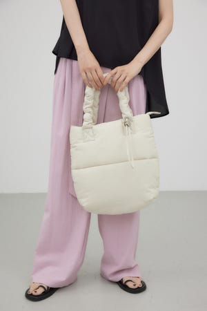 パディングドロストハンドルトート