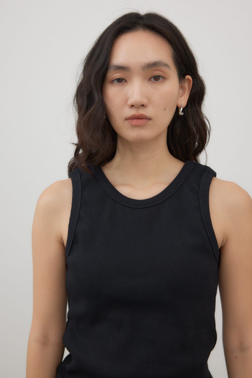 カップ付きアメスリタンク BLK M
