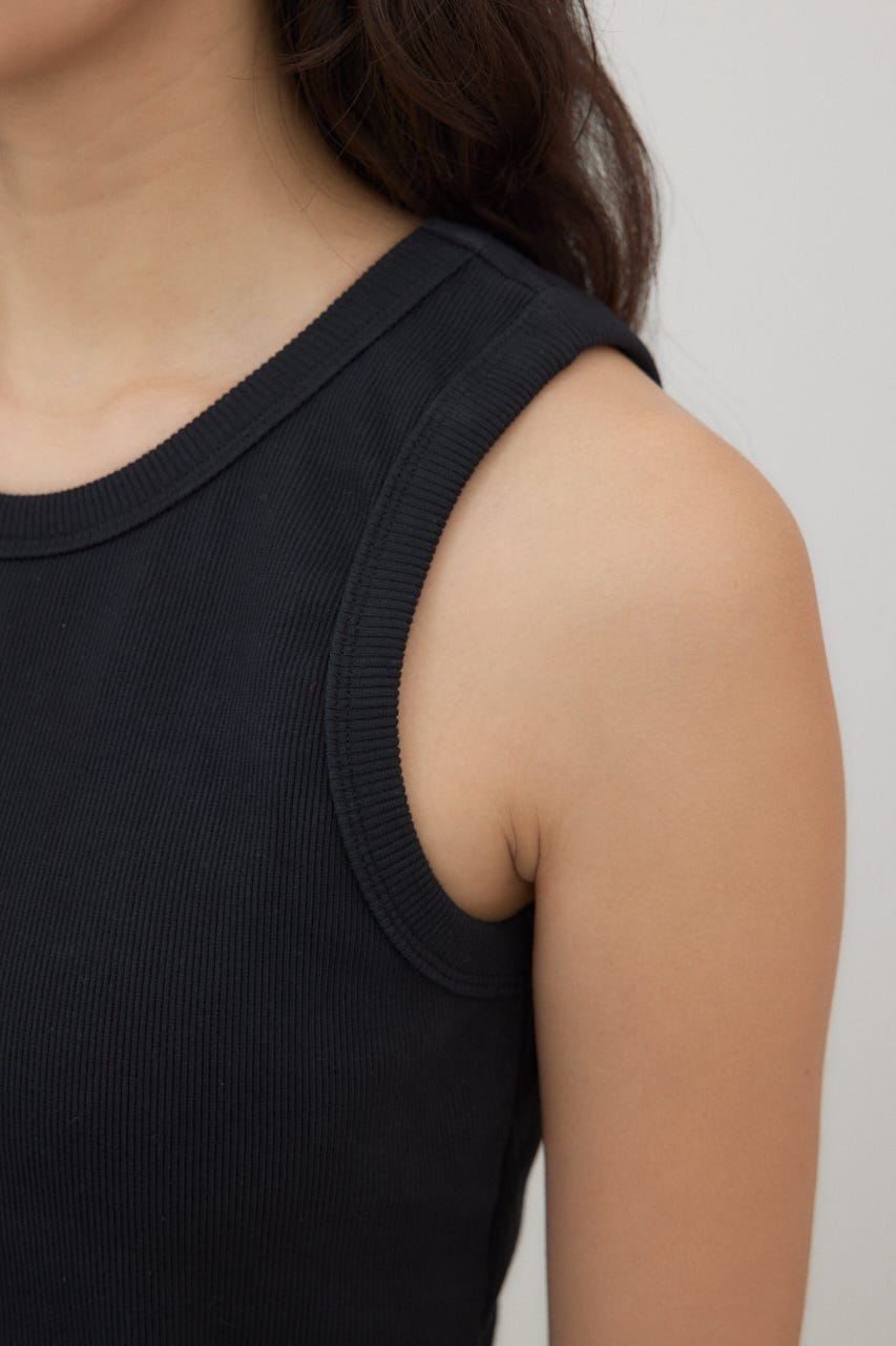 カップ付きアメスリタンク BLK M