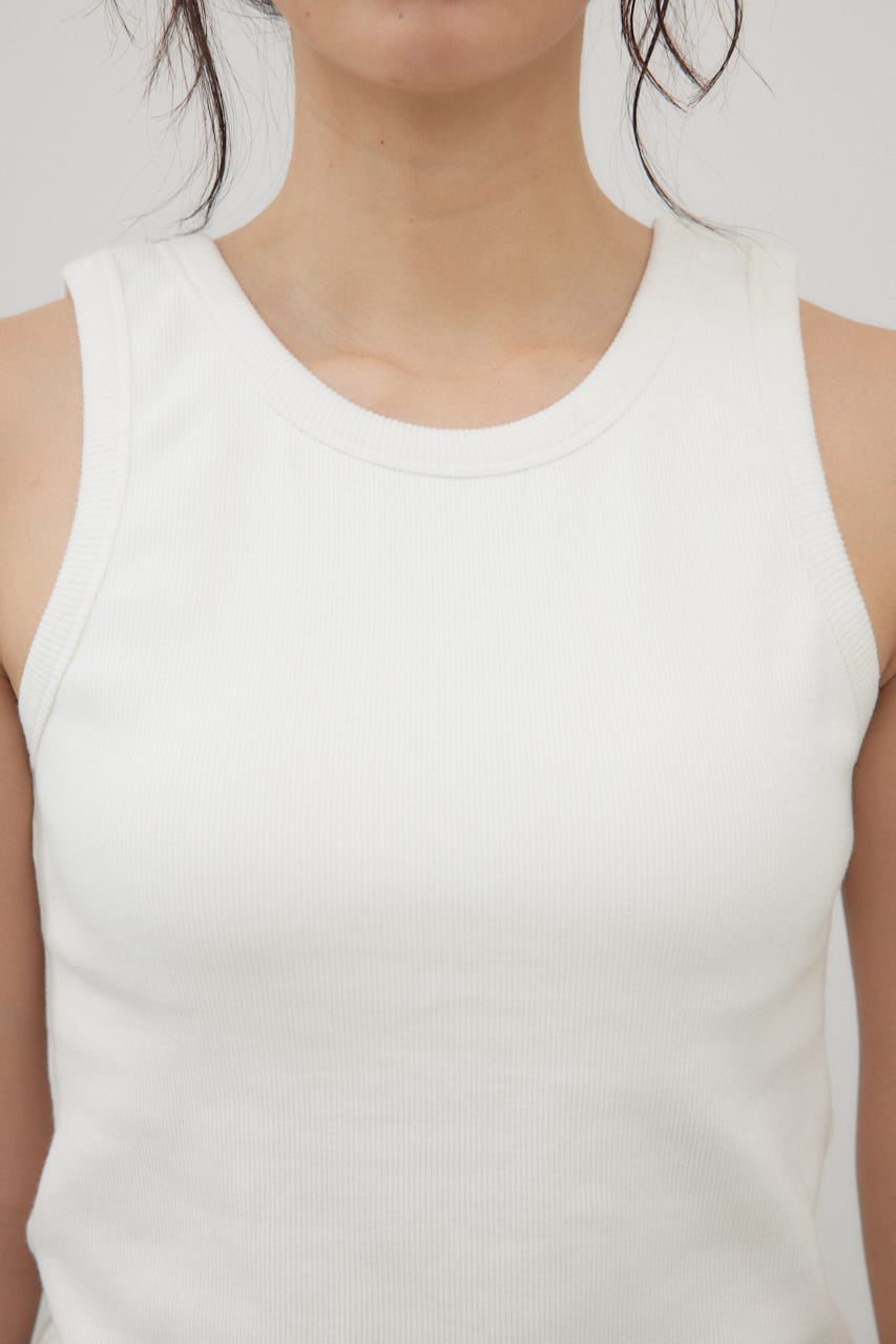 カップ付きアメスリタンク O/WHT M