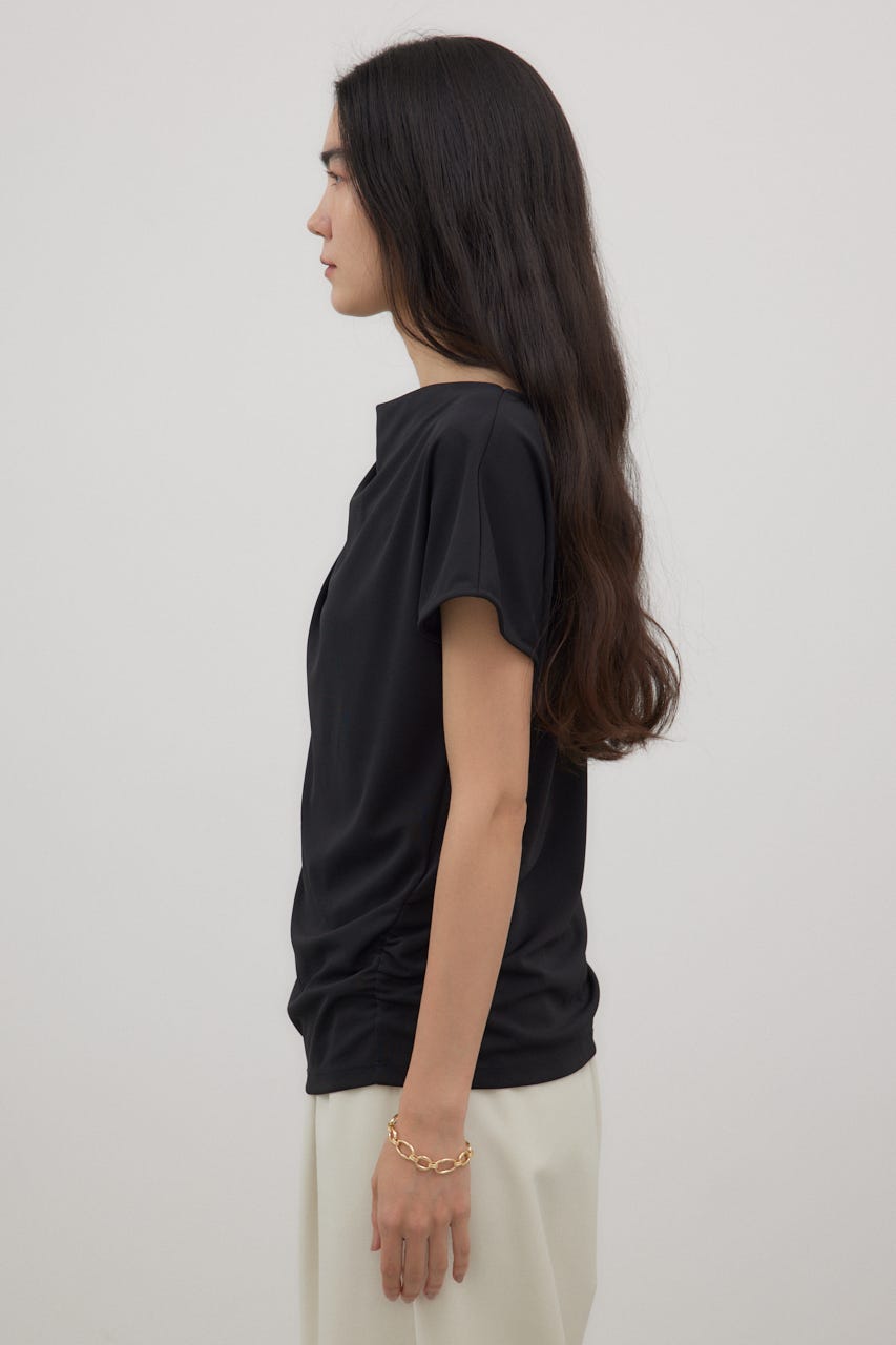 crie conforto | ドレープネックプルオーバー (Tシャツ
