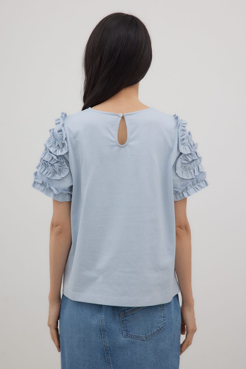 crie conforto | ペタルスリーブプルオーバー (Tシャツ