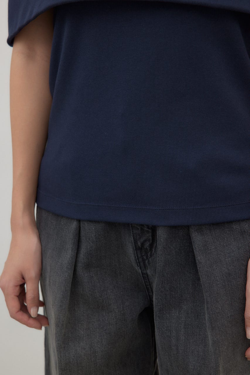 オフショルダープルオーバー NVY FREE